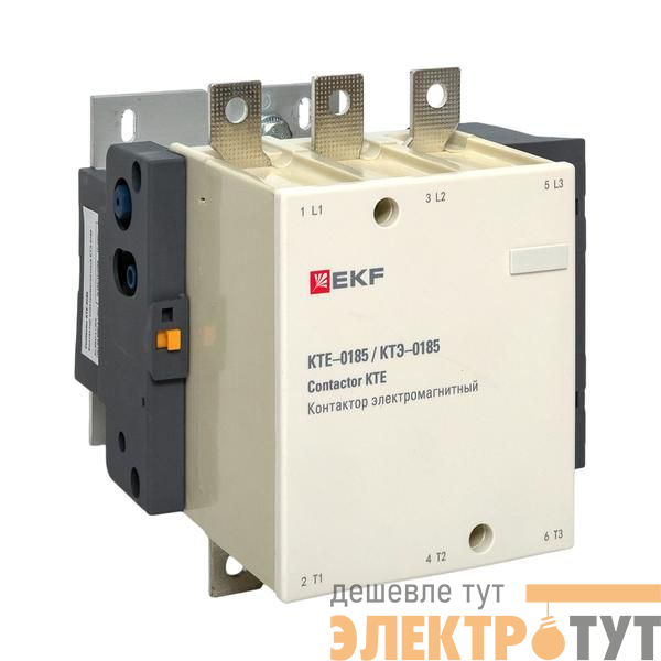 Контактор КТЭ-1 185А кат. 400В AC 1НО EKF ctr-b-185-380