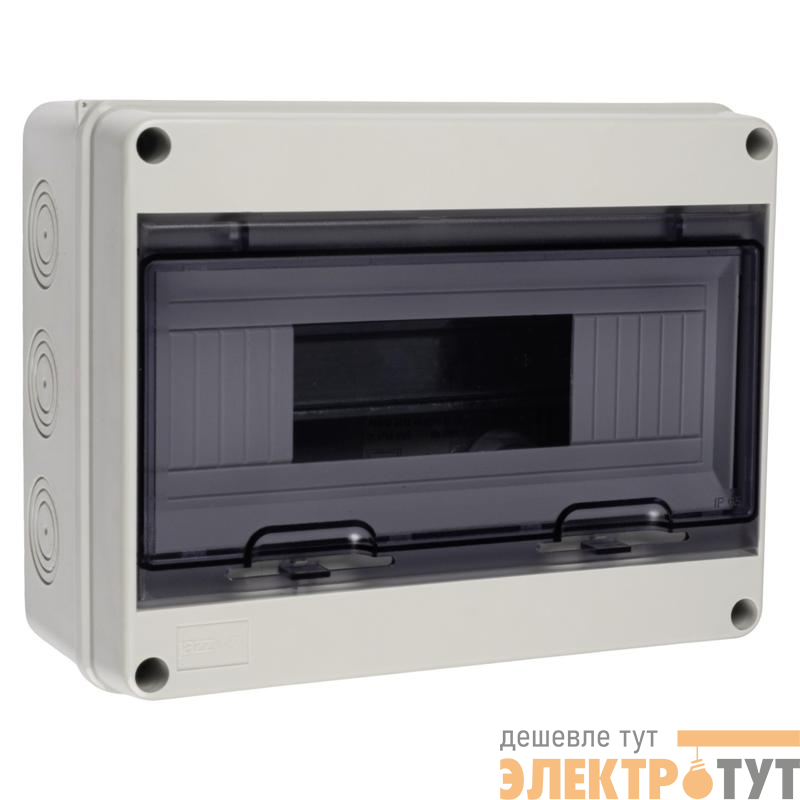 Бокс модульный накладной PDB/W 4012 GR (ЩРН-ПГ-12) IP65 пластик. Pro JazzWay 5072084
