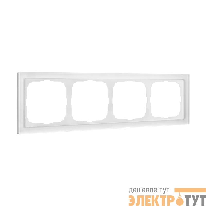 Рамка 4-м ArtGallery Pure органич. стекло бел. SE GAL320104