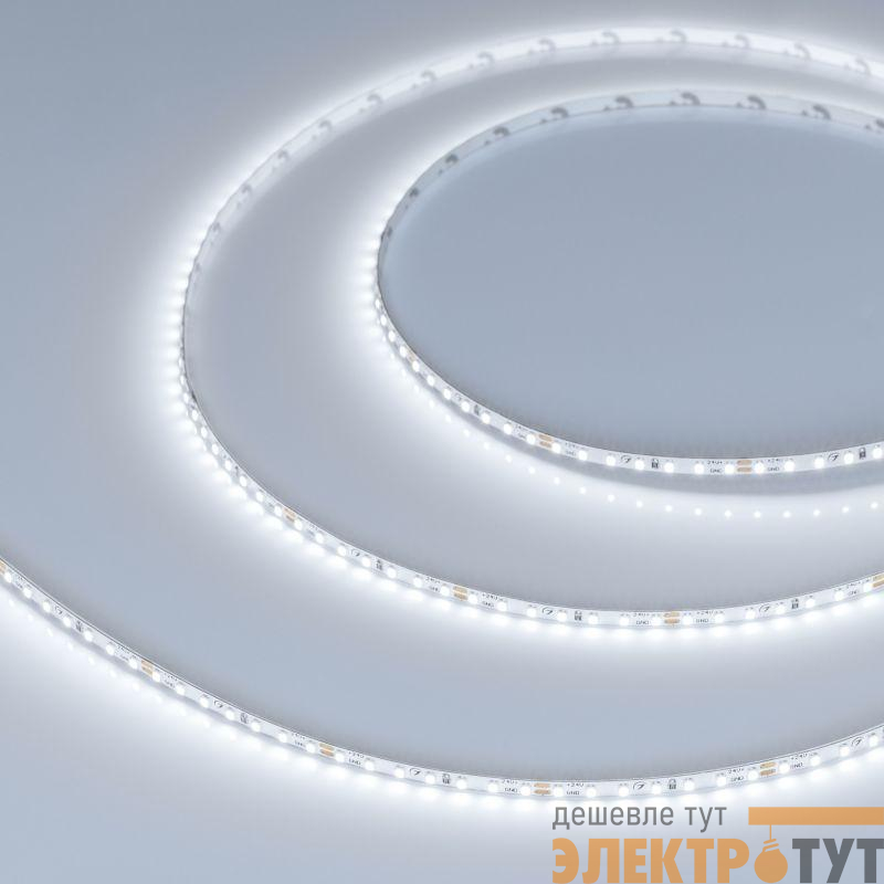 Лента светодиодная MICROLED-M168-4mm 24V White 6000К 5Вт/м IP20 2216 (уп.5м) Arlight 046729
