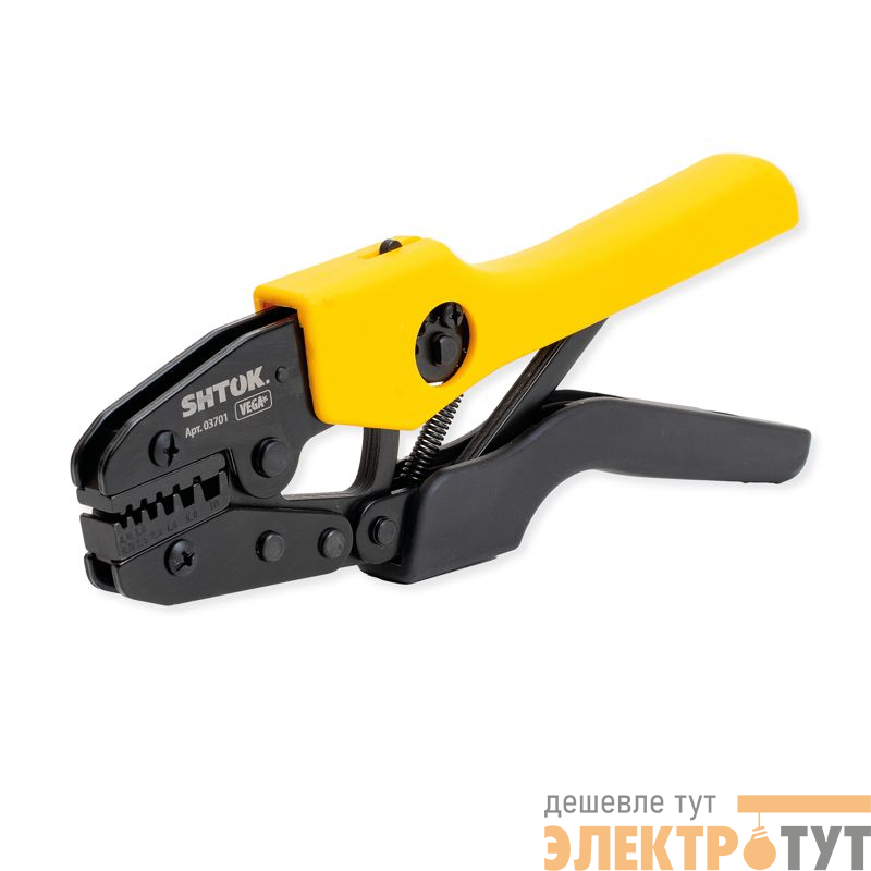 Пресс-клещи ПК-23+ матрица профиль трапеция 0.25-10.0кв.мм (03701) SHTOK 376208