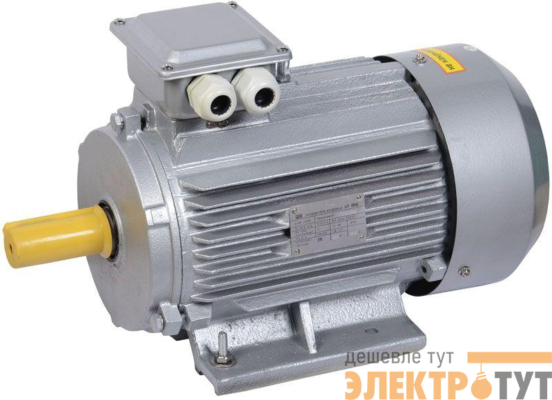 Электродвигатель АИР DRIVE 3ф 112M4 380В 5.5кВт 1500об/мин 1081 IEK DRV112-M4-005-5-1510