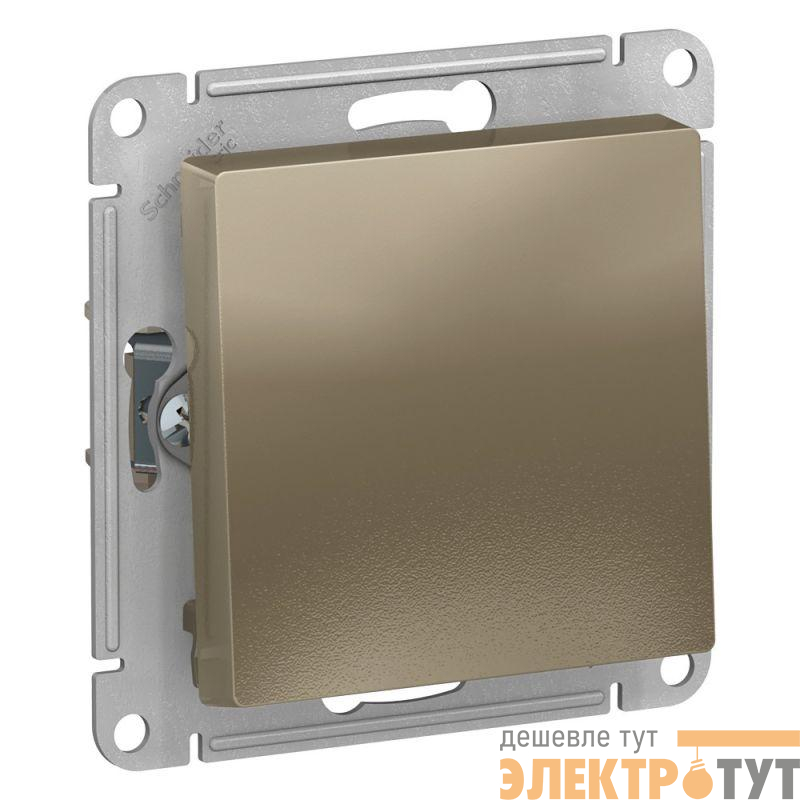 Переключатель перекрестный 1-кл. СП AtlasDesign 10А IP20 (сх. 7) 10AX механизм шампань SE ATN000571