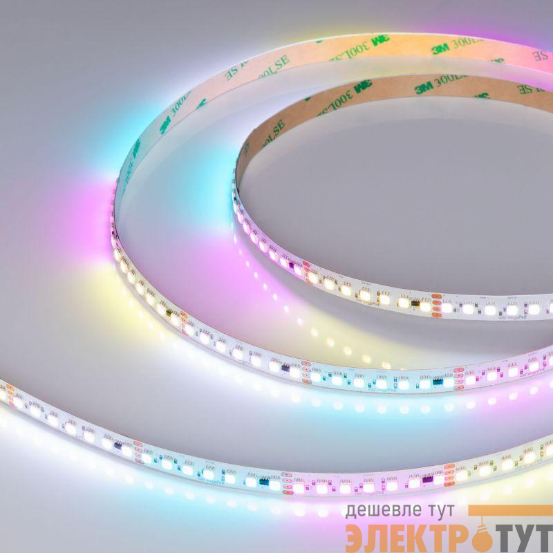Лента светодиодная SPI-F140-10mm 24V RGB-PX7-BPT 22Вт/м IP20 3535 бегущий огонь (уп.5м) Arlight 043132