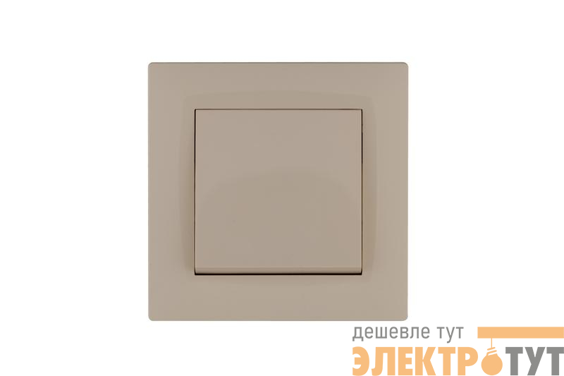 Выключатель 1-клав. Karea RIZZ крем Makel 88010001