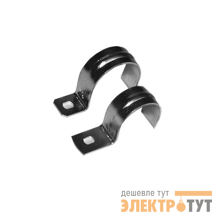 Скоба крепежная однолапковая d18мм метал. (уп.100шт) Ruvinil С01318