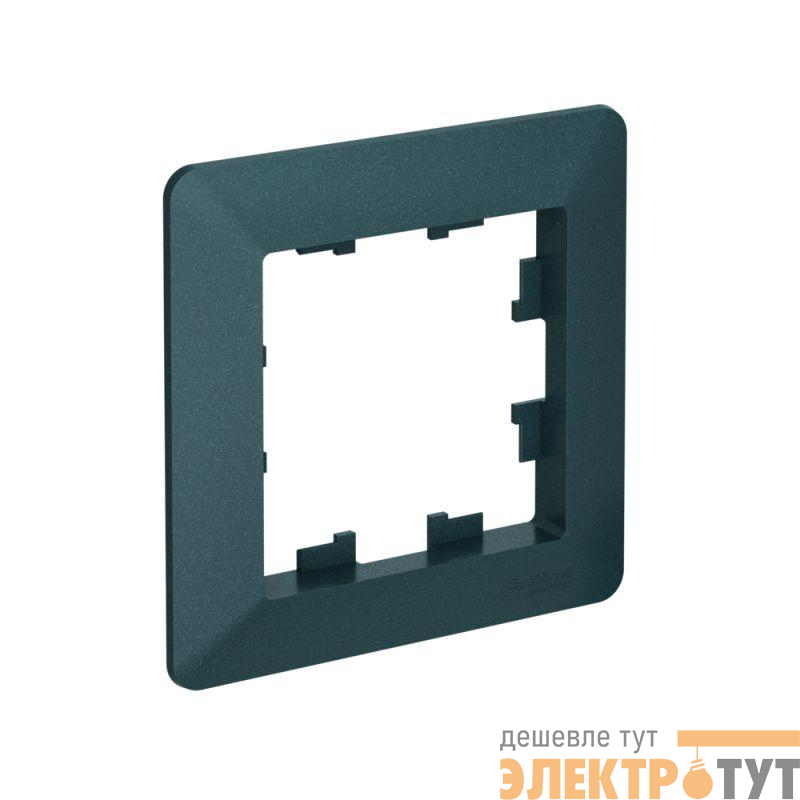 Рамка 1-м AtlasDesign Air изумруд/дым. черн. SE ATN220801