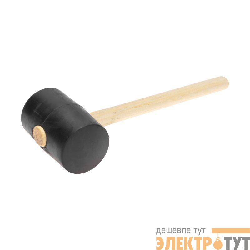 Киянка 1130г деревянная рукоятка резинов. черн. Kranz KR-12-8146