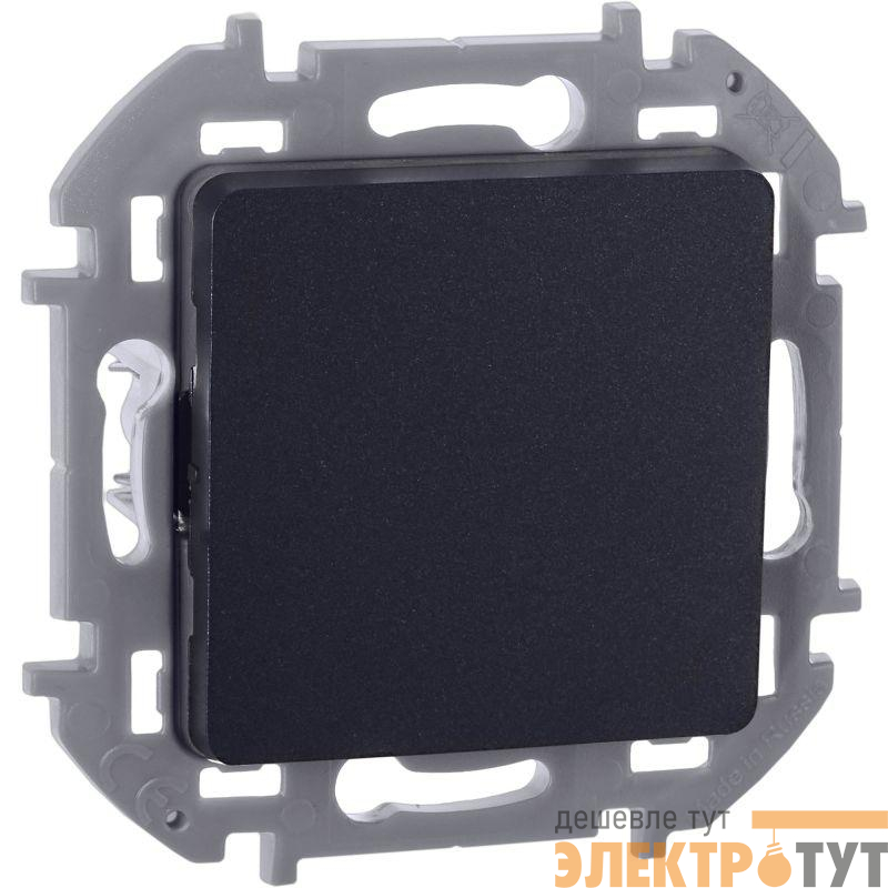 Выключатель 1-кл. Inspiria 10А IP20 250В 10AX механизм антрацит IEK 673603