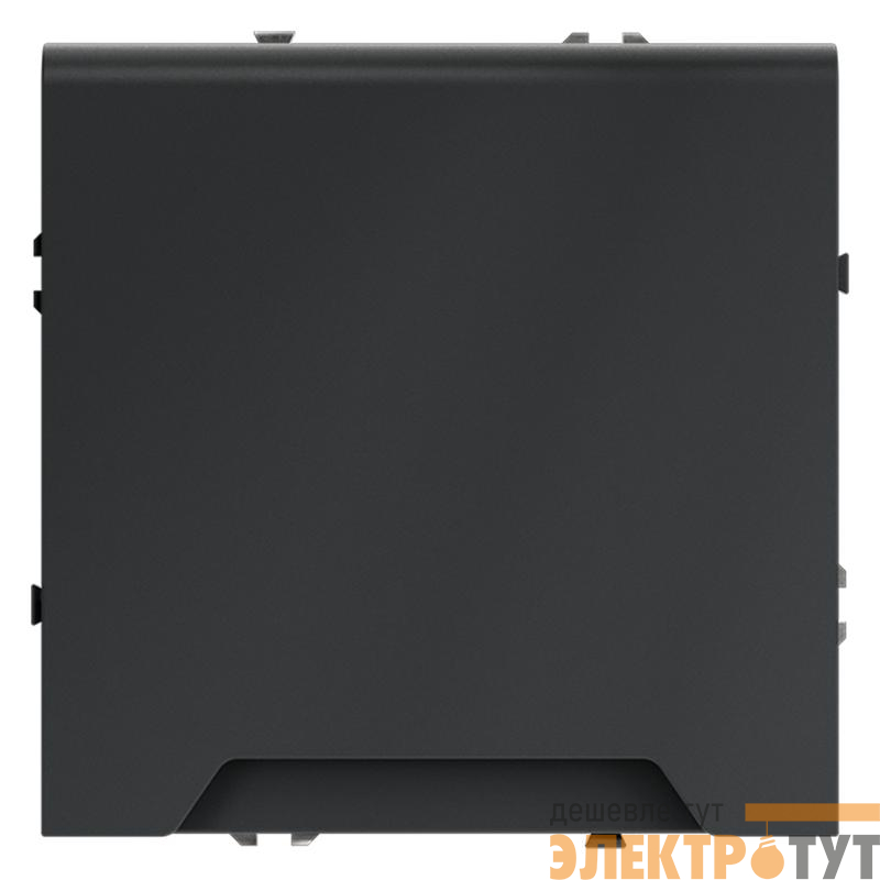 Розетка 1-м СП S70 16А с заземл. защ. шторки + крышка механизм графит Voltum VLS040307