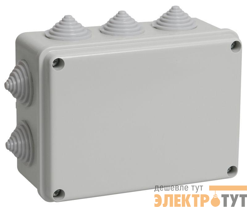 Коробка распаячная ОП 150х110х70 IP44 KM41241 (10 каб.ввод.) IEK UKO10-150-110-070-K41-44