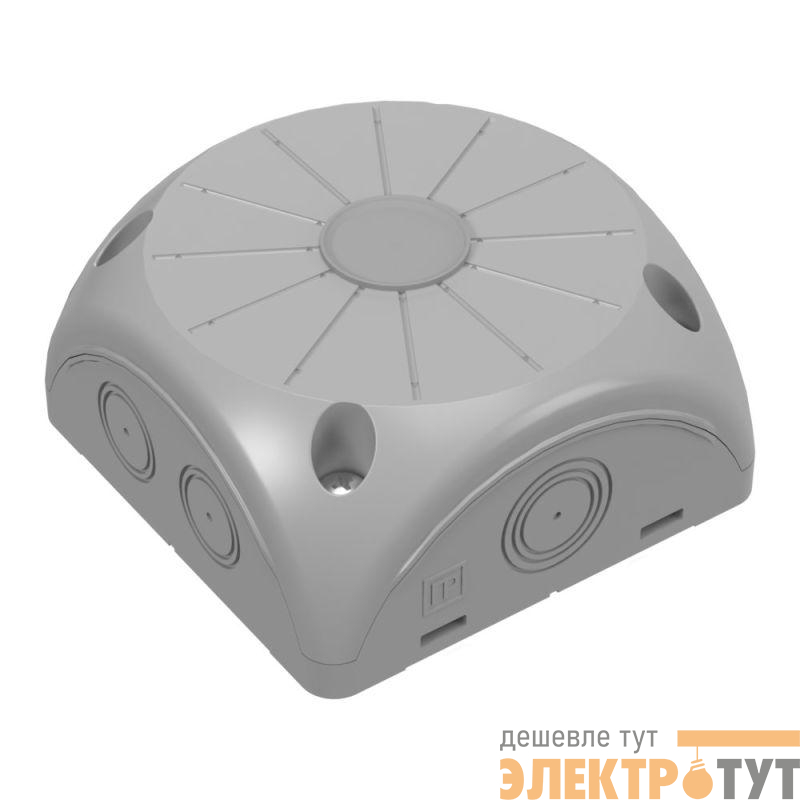 Коробка распределительная 100х100х50 двухкомпонентн. безгалоген. (HF) для видеокамер сер. Промрукав 60-0500