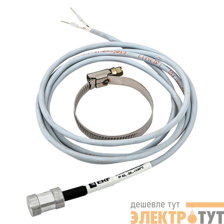 Датчик температуры жидкости для трубопроводов (накладной) EKF RTD10-OVH01-PT100