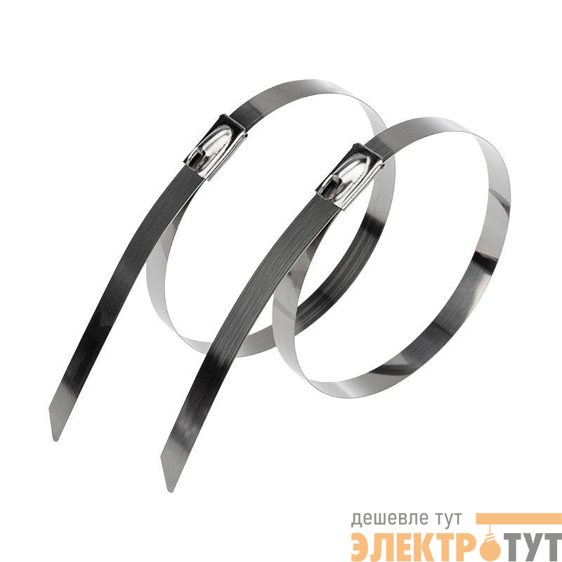 Хомут кабельный 4.6х520 Сталь серебр. (уп.50шт) Rexant 07-0528