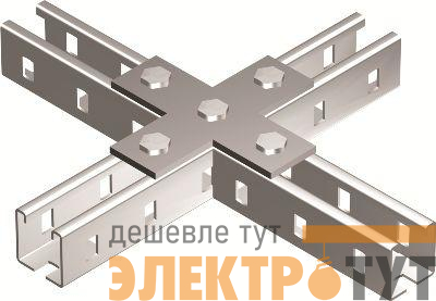 Пластина для профиля С-образ. соединительная Х-образ. DKC BMD1041HDZ