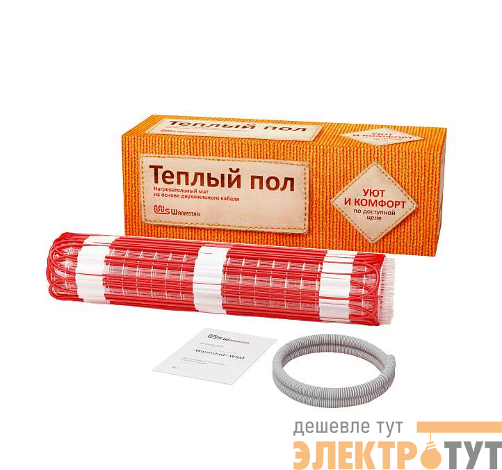 Комплект "Теплый пол" (мат) WSM 400Вт/2.70кв.м Warmstad 100035657200