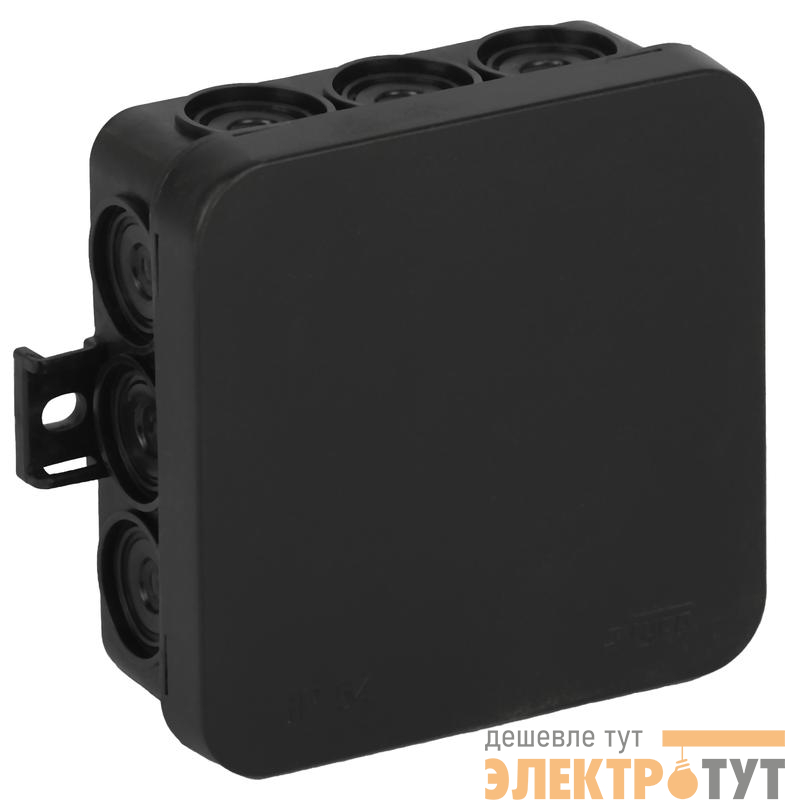 Коробка распределительная ОП Тусо 85х85х35мм УХЛ1 черн. Ruvinil 67093Ч