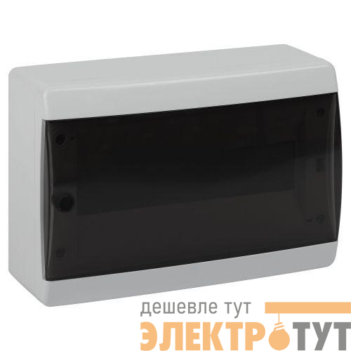 Корпус навесной COMFORT ЩРН-П-12 IP41 пластик. прозр. крышка бел. Эра Б0067233