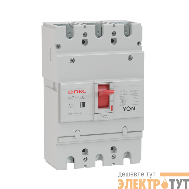 Выключатель автоматический 3п 160А 18кА YON MDE250L160