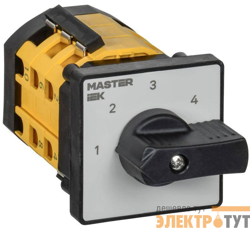 Переключатель кулачковый 10А (сх. 84) стандартная рукоятка IEK MI-CS10-010-084
