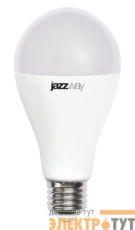 Лампа светодиодная PLED-LX 20Вт A65 грушевидная 4000К нейтр. бел. E27 Pro JazzWay 5025264