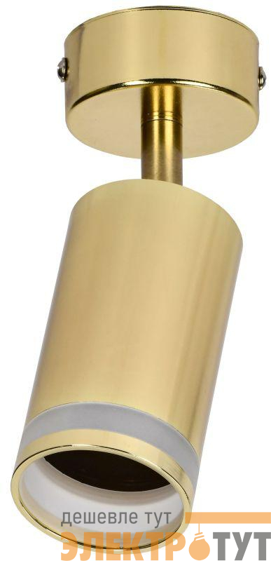 Светильник 4006 GU10 настенно-потолочный золото IEK LT-USB0-4006-GU10-1-K22
