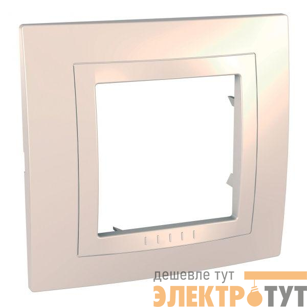 Рамка 1-м Unica монобл. беж. SchE MGU2.002.25M