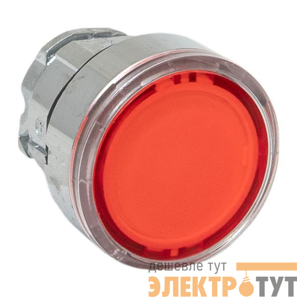 Механизм кнопки исполнительный XB4 IP65 плоский возвратный без фиксации с подсветкой красн. EKF XB4BW-R-65