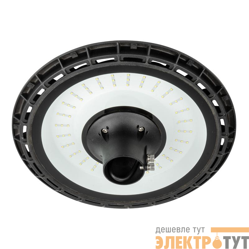 Светильник светодиодный уличный ULV-T30-60Вт/4000К/60 IP65 BLACK садово-парковый венчающий на опору 60мм. бел. свет 4000К угол 100град. Uniel UL-00011069