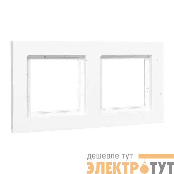 Рамка 2-м Эпика IP44 пластик бел. EKF UP1-FPW-02-44