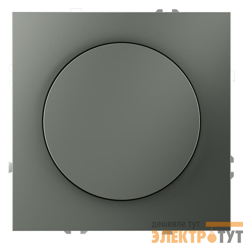 Светорегулятор поворотно-нажимной СП S70 600Вт механизм титан Voltum VLS070306