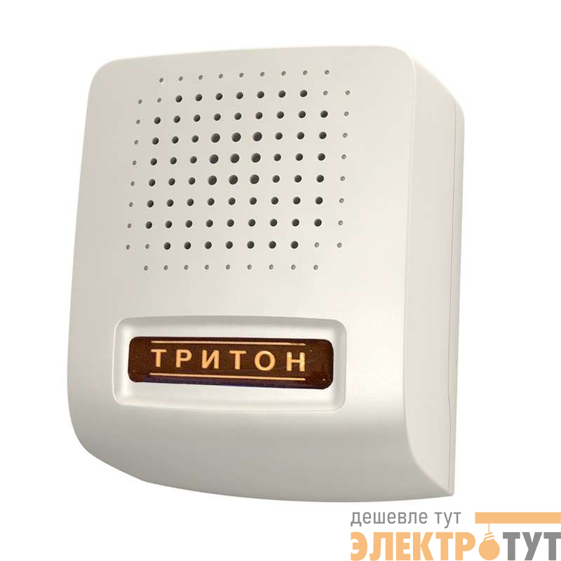 Звонок проводной Соло соловей 220В 80-90дБА бел. МОНОМАХ СЛ-05