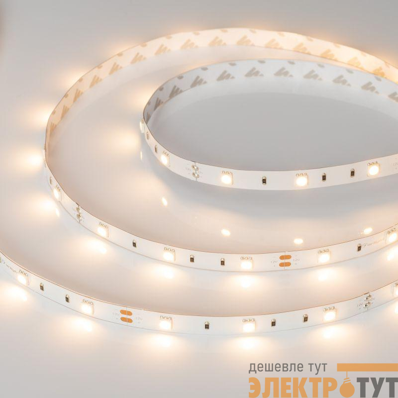 Лента светодиодная RT-B30-10mm 12V Warm 2700К 7.2Вт/м IP20 5060 (уп.5м) Arlight 010594(2)