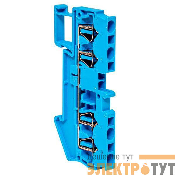 Колодка клеммная ST-2.5 28А 4 вывода пружинная син. PROxima EKF plc-jxb-st-2.5-4-blue