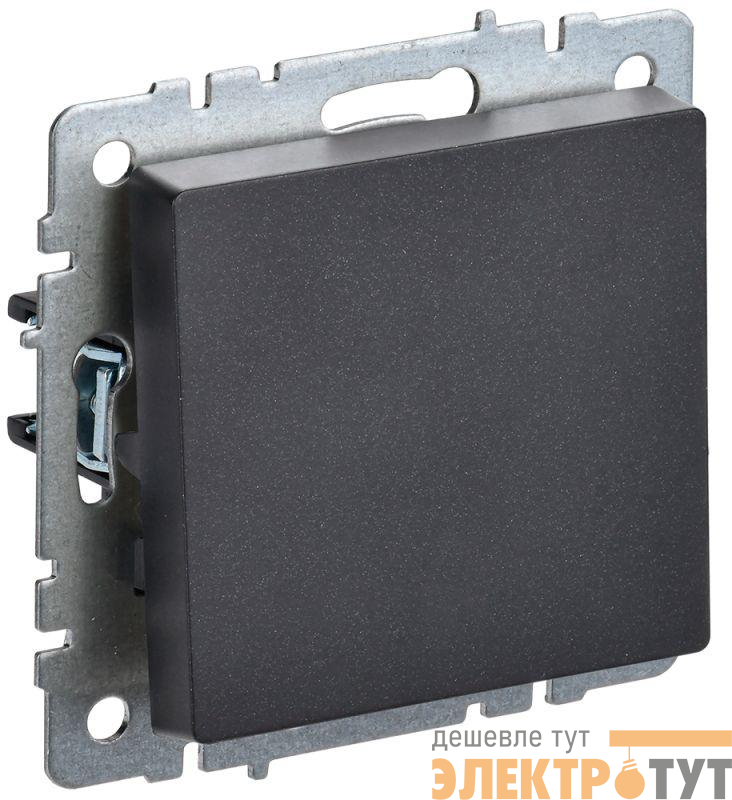 Выключатель 1-кл. СП BRITE ВС10-1-0-БрЧ 10А механизм черн. IEK BR-V10-0-10-K02