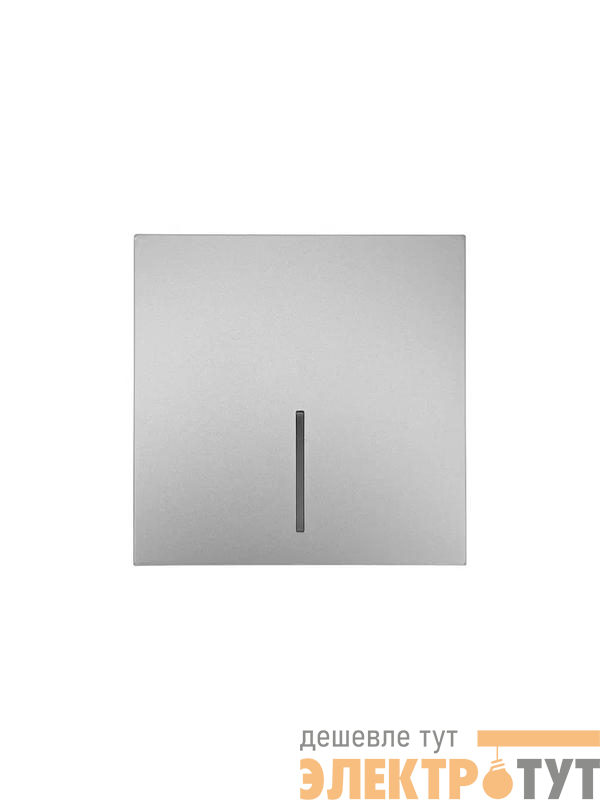 Выключатель 1-кл. с индик. СП ZIMA IP20 10А безвинт. зажим сер. матов. LEZARD 704-7488-111QC