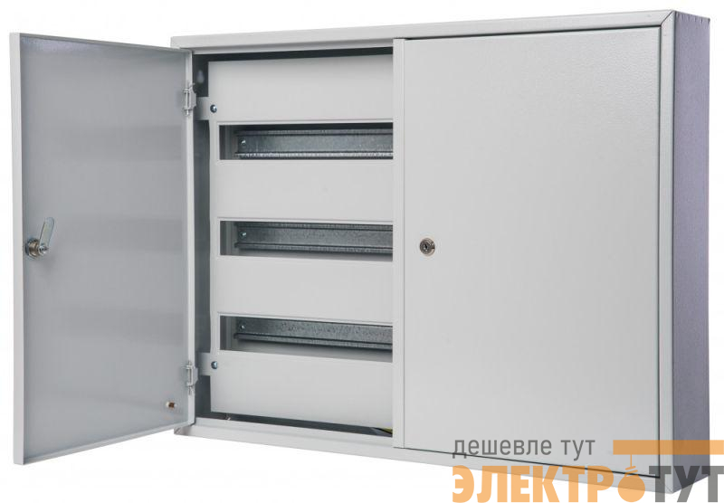 Корпус навесной ЩРН-90 520х685х120 90мод. IP31 двудверный метал. DEKraft 30209DEK