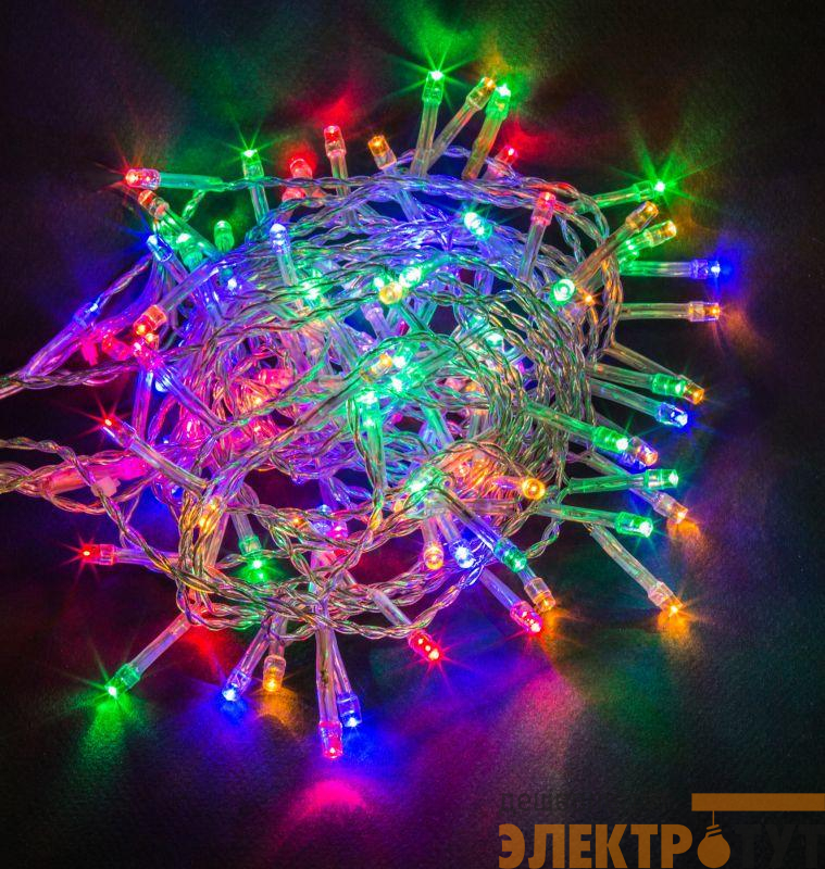 Гирлянда светодиодная 80 667 NGF-S01-100RGBY-5-6.5m-230-C8-TR-IP20 Navigator 80667
