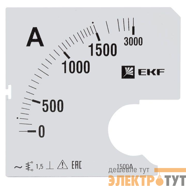 Шкала сменная для A961 1500/5А-1.5 PROxima EKF s-a961-1500