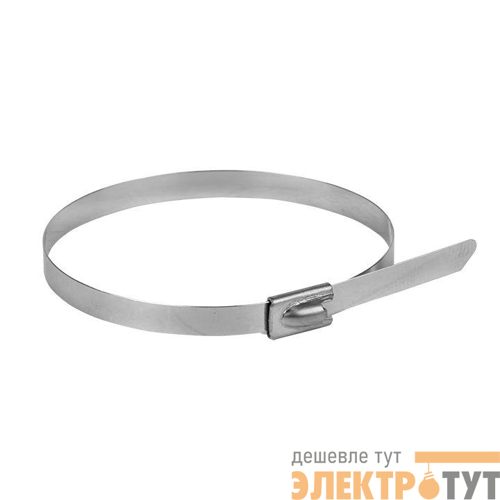 Хомут AISI 304  4.6х200 нерж. сталь FlexLock (уп.10шт) PROxima EKF plc-fl-tss-304-4.6x200-r