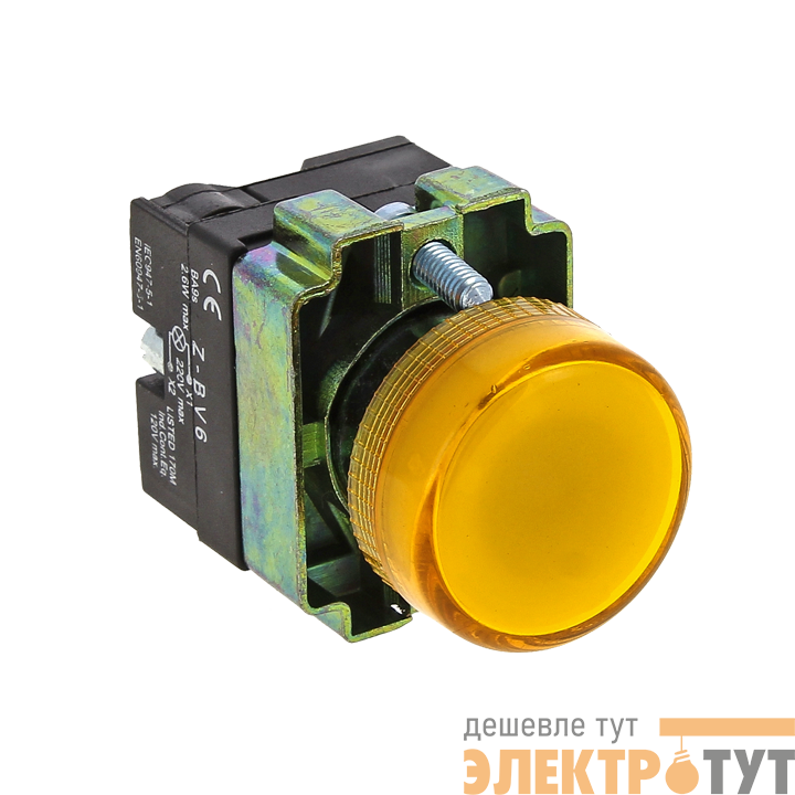 Лампа сигнальная BV65 24В желт. EKF xb2-bv65-24