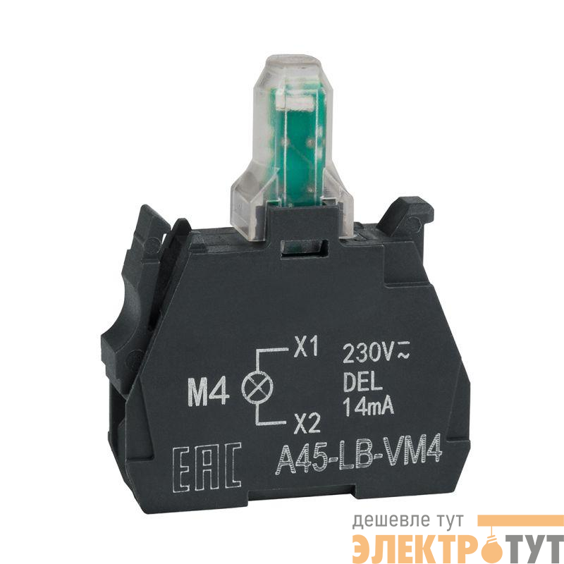 Блок световой OptiSignal D22 A45-LB-VM4 красн. 230-240VAC ZBVM4 КЭАЗ 332209
