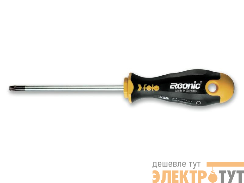 Отвертка Ergonic Torx Plus IP 10х100 FELO 40910340