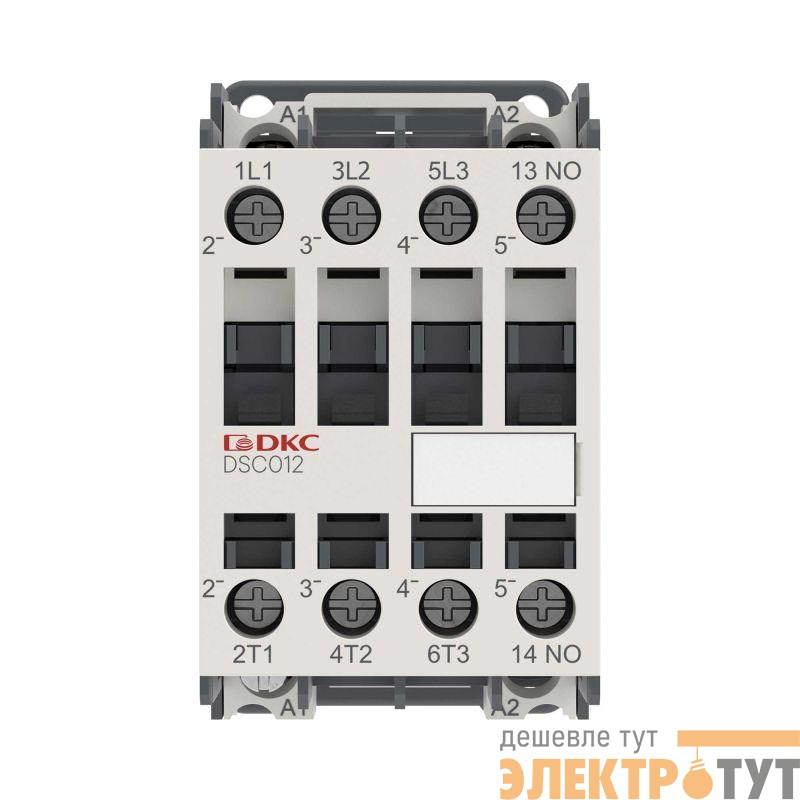 Контактор магнитный YON DSC012 12A 5.5кВт AC3 3P кат.380В AC 1НО YON DSC012-3C10A380