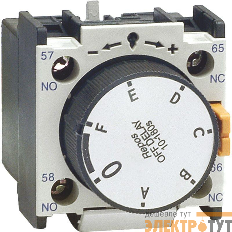 Приставка выдержки времени на вкл. F5-T4 (10-180с) к контакторам NC1; NC2 и NXC (R) CHINT 258023