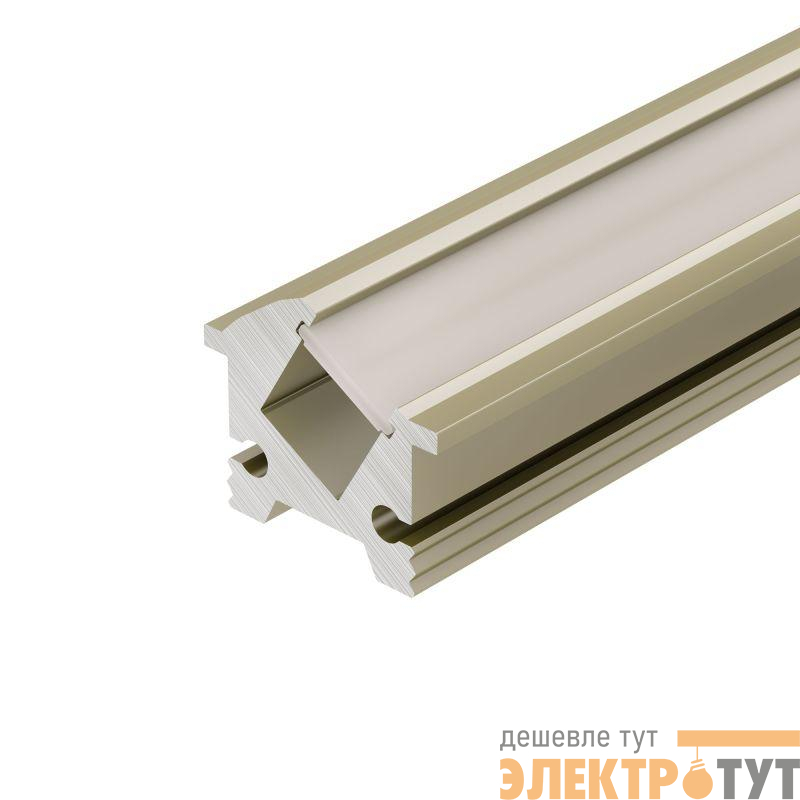 Профиль SL-BEVEL-H12-F13-2000 ANOD OLIVE GREY L2000 алюм. Arlight 045328