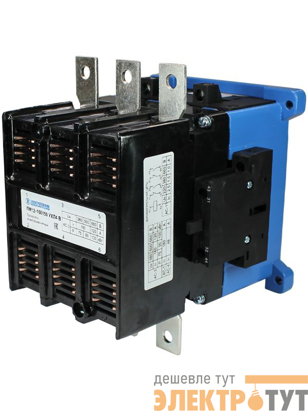 Пускатель ПМ 12-160150 УХЛ4 В 160А кат. 380В AC 2НО+2НЗ Электротехник ET502583