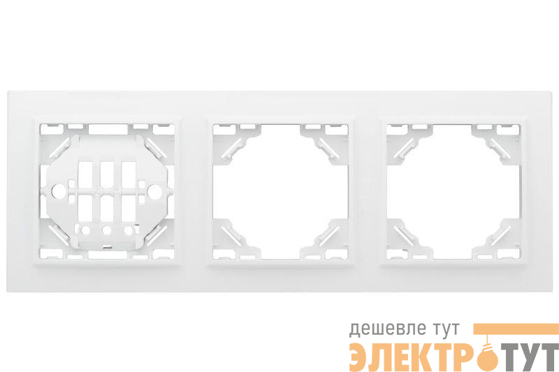Рамка 3-м Минск горизонтальная бел. Basic EKF ERM-G-303-10