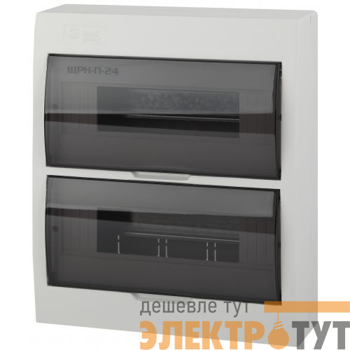 Бокс навесной ЩРН-П-24 24мод. IP41 пластик SIMPLE NO-box_simple-plastic_24_surface BOXS24 Эра Б0041528