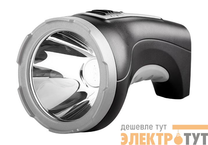 Фонарь аккумуляторный ручной AccuF2-L5W-bk SMD 5Вт 185лм IP20 2 режима: яркий/эконом аккум. 1.6А.ч выдвижная вилка индикатор зарядки ремешок черн. ФАZА 2857170